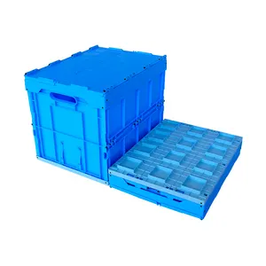 compartment food small delivery shipping cheap plastic storage box crates container for transport