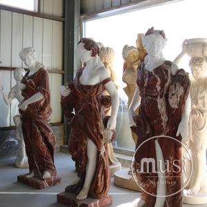 屋外装飾 手彫り 白大理石 等身大 ダビデ像 - Product Image 5