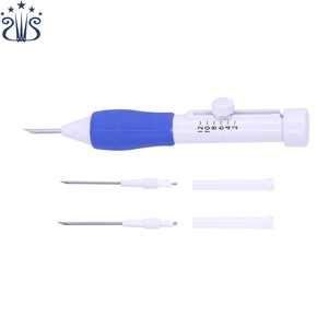 SKC – ensemble de stylos de broderie <span class=keywords><strong>magique</strong></span> en plastique ABS pour bricolage, 3 aiguilles interchangeables, accessoires de <span class=keywords><strong>couture</strong></span> - Product Image 3