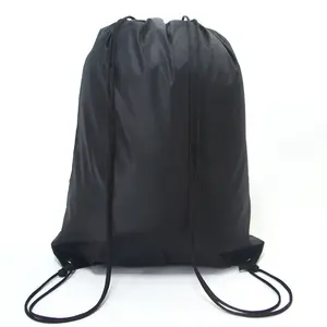 छोटे कैनवास धूल उपहार बैग कपड़े बैग ड्रा स्ट्रिंग वापस बोरी कपड़े काले कपास जिम Drawstring बैग