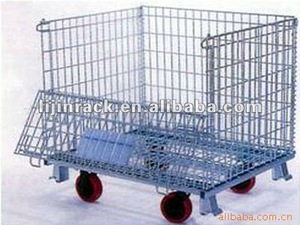 Prix de gros en métal étagère, <span class=keywords><strong>cage</strong></span> de stockage, conteneur de treillis métallique galvanisé - Product Image 6