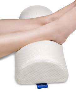 Pain Relief Memory Foam <strong>Pillow</strong> Half Moon Bolster Knee Leg <strong>Pillow</strong> Semi Roll <strong>Wedge</strong> With Washable Cover - Product Image 2