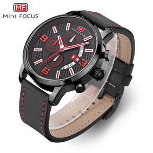 <span class=keywords><strong>MINI</strong></span> <span class=keywords><strong>FOCUS</strong></span> MF0025G <span class=keywords><strong>MF</strong></span> 0025 Nuevo <span class=keywords><strong>Reloj</strong></span> de Pulsera Deportivo de Lujo con Cronógrafo de Moda, Analógico, de Cuarzo, Informal, con Correa de Cuero para Hombre, Montre, <span class=keywords><strong>Reloj</strong></span> - Product Image 4