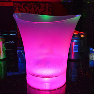 Wholesale Classic Design Rechargeable Plastic <strong>LED</strong> <strong>Ice</strong> <strong>Bucket</strong> Ciroc Wine Holder and Bar Cooler Holders for Gifts - Product Image 6