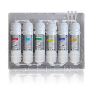 Filtre purificateur d'<span class=keywords><strong>eau</strong></span> ioniseur minéral à 6 étages pour comptoir de cuisine, <span class=keywords><strong>non</strong></span> électrique, adoucisseur avec UF alcalin en ligne - Product Image 4