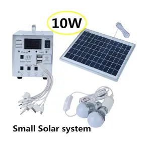 Sistem Energi Surya Kecil dengan Lampu LED untuk MND-SL1210 Dalam/Luar Ruangan