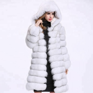 Cappotto Lungo in Finta Pelliccia per <span class=keywords><strong>Donna</strong></span>, Parka Invernale <span class=keywords><strong>Oversize</strong></span> di Lusso con Pannelli in Ecopelliccia - Product Image 2