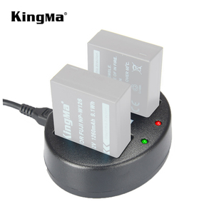 KingMa ที่ชาร์จ USB คู่สำหรับ Fujifilm NP-W126 NP-W126S,Fujifilm <span class=keywords><strong>FinePix</strong></span> X-Pro1 X-Pro2 HS30EXR HS33EXR HS35EXR HS50EXR X-A1 - Product Image 6