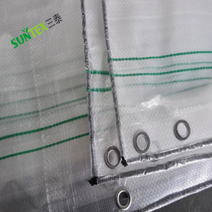 A prueba de lluvia Orchard Cover Clear Poly Tarpaulin150GSM Anti Hail UV Woven Film - Product Image 2