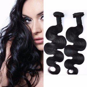 Toute Pouces Fournisseur Prix de Gros <span class=keywords><strong>Plus</strong></span> À La Mode 100% Humains Raw Natural Color Vierge Brésilienne Cheveux Extensions - Product Image 1