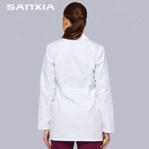 <span class=keywords><strong>Bata</strong></span> de laboratorio de los fabricantes al por mayor Mujer Doctor blanco laboratorio - Product Image 4