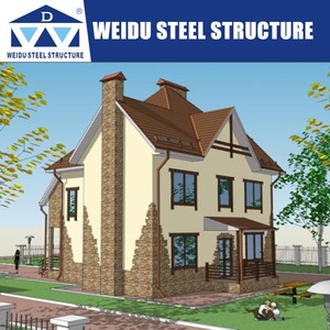 Khung Thép Nhẹ Thiết Kế Nhà Lắp Ghép 2 Tầng Và Kế Hoạch Sàn Bao Gồm Bố Trí Bất Cứ Thứ Gì Được Tùy Chỉnh - Product Image 3