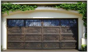 <span class=keywords><strong>Puertas</strong></span> de Hierro Forjado, Puerta Seccional Aislada, Puerta de Garaje Comercial Automática de Seguridad, Paneles de Puerta de Garaje de Tamaño Personalizado - Product Image 2