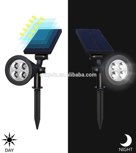Großhandel wasserdicht 4 LED Solar Spotlight Solar LED Garten Spot Rasen Licht im Freien - Product Image 4