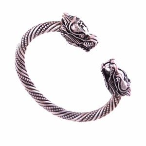 Bracciale Drago Vichingo Berserker Massiccio Braccialetto Vichingo Gioielli Nordici Norreni - Product Image 6