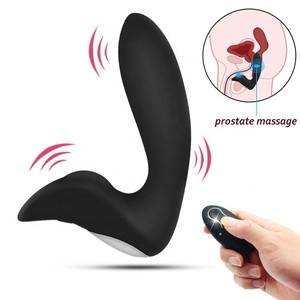Massaggiatore Prostatico Anale Wireless con Telecomando, <span class=keywords><strong>Plug</strong></span> Anale in Silicone per Uomo, Masturbatore Maschile, Giocattoli Sessuali da Negozio di Articoli Erotici - Product Image 2