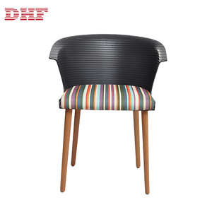 DHF ekonomik ağır eğlence tasarımcı plastik kafe sandalyesi, restoran sandalye - Product Image 5