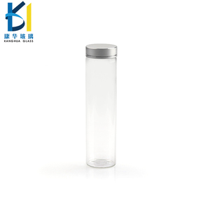 Bán buôn rỗng Ống ThủY Tinh tre nắp vặn 220ml 200ml chai thủy tinh lọ - Product Image 5