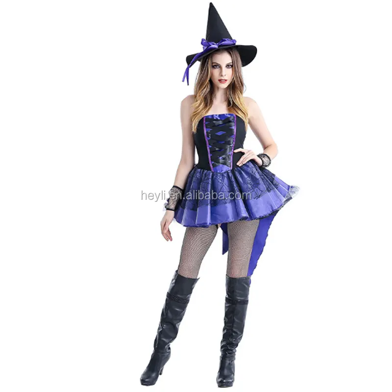 Disfraz de halloween de cola de pato púrpura, disfraz de fiesta para adultos