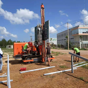 Excavator Float Track Pile Driver untuk lembar Pile - Product Image 6