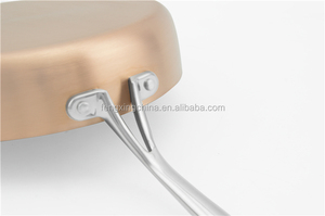 7 unids Tri-capas de cobre profesional de acero inoxidable utensilios de cocina olla de Pan cazuela - Product Image 6