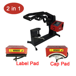 RB-CL210 2 in 1 15x15CM Digitale Doppel Display Kappe Wärme Drücken Maschine Logo Sublimation Drucker Label Druck - Product Image 2