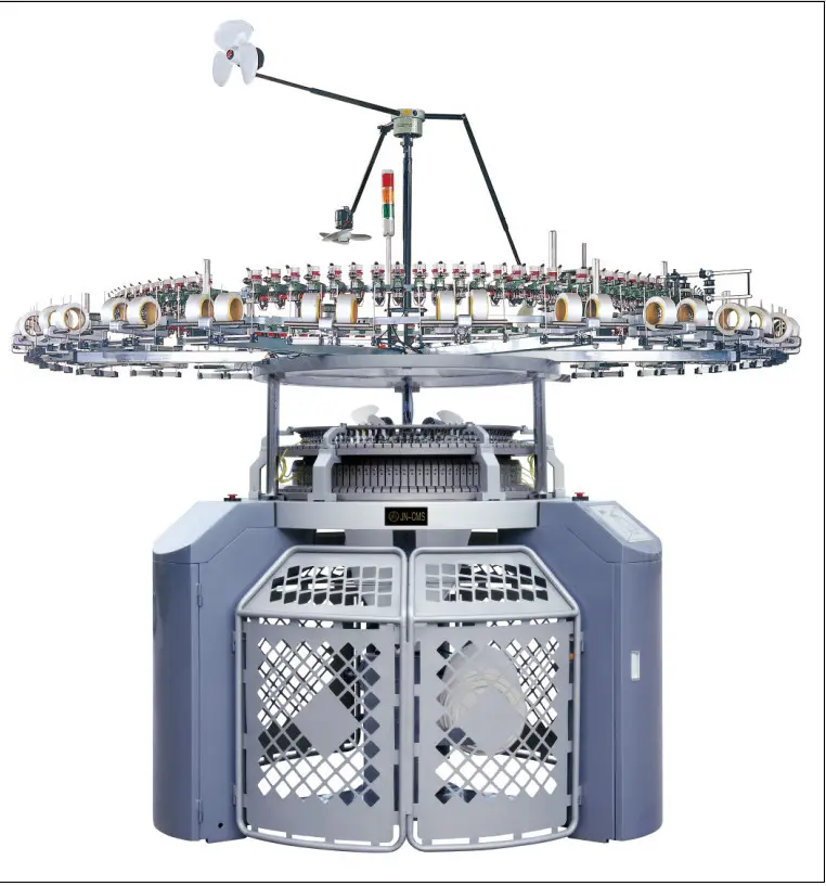 ماكينة حياكة دائرية أحادية الجيرسيه بحجم الجسم من المنتجات عالية