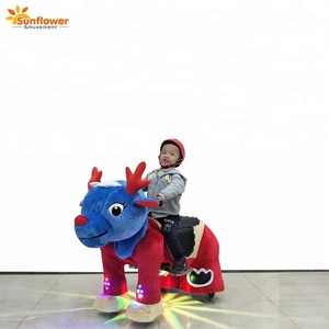 <span class=keywords><strong>Voiture</strong></span> à batterie populaire pour enfants avec animaux en peluche intégrés – Machine de jeu - Product Image 3