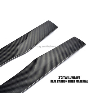 Extension de jupe latérale en fibre de carbone W205 C63 pour Mercedes <span class=keywords><strong>AMG</strong></span> 15-17 - Product Image 4