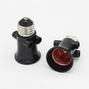 Negro E27 titular de la lámpara <span class=keywords><strong>con</strong></span> <span class=keywords><strong>cable</strong></span> de plástico e27 base de lámpara impermeable e27 portalámparas - Product Image 5