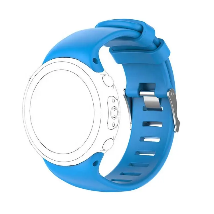 Ремешок силиконовый для Suunto D4/D4i Novo Watch, мягкий сменный Браслет для Suunto D4/D4I Novo, 22 мм, 1 шт.