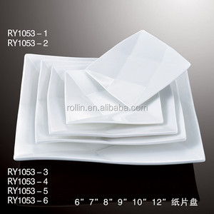 del hotel & <span class=keywords><strong>restaurant</strong></span> porcelana lavavajillas barato blanco cuadrado al por mayor platos de cerámica para <span class=keywords><strong>el</strong></span> restaurante - Product Image 4