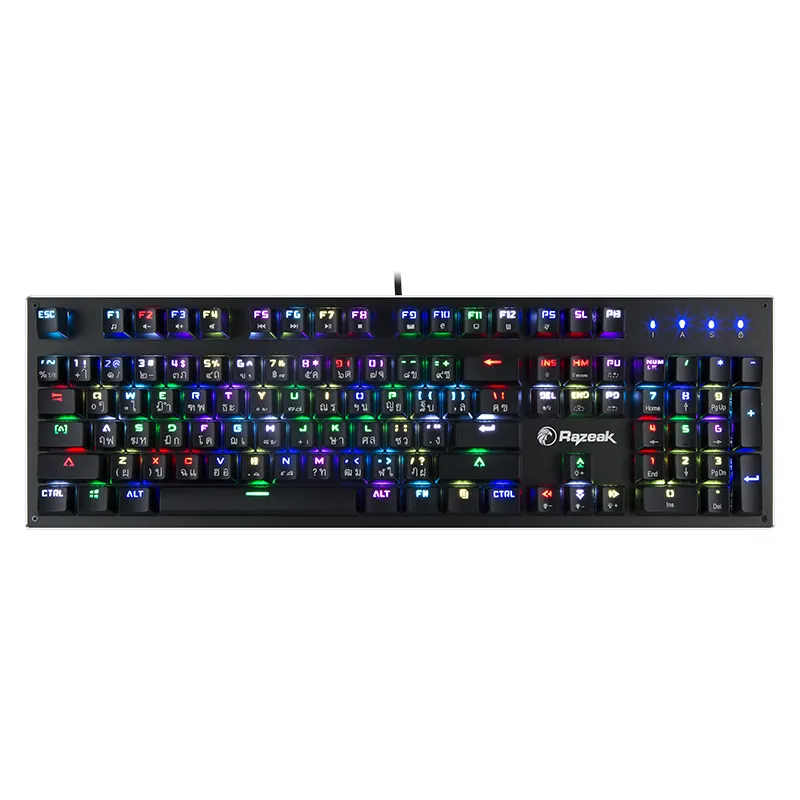 Programmier bare mechanische Tastatur mit RGB-Hintergrund beleuchtung für Teclado Gamer