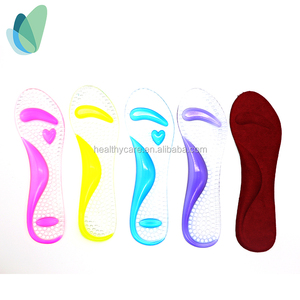 Self adhesive arch support massage janpan 3/4 pu <span class=keywords><strong>gel</strong></span> shoe insole good feet - Product Image 1