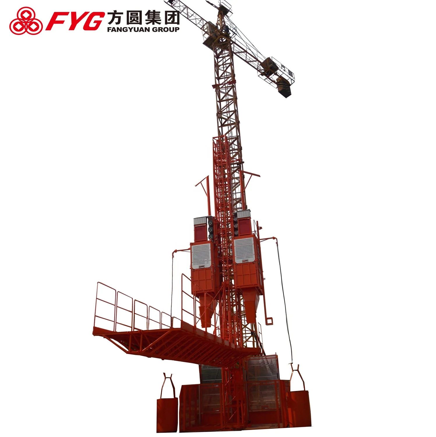 Yantai двойная клетка строительный Лифт