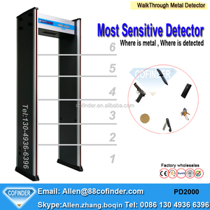 Cofinder PD1000 An Ninh Walkthrough Dò Kim Loại Body Scanner Với Độ Nhạy Cao Mức 99-500 - Product Image 5