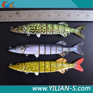 2015 gran tamaño grande swimbait pike señuelos de la pesca multi articulado señuelos - Product Image 2