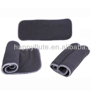 Feliz flauta pañal de tela insertar inserto de carbón de bambú reutilizable lavable inserto fabricante - Product Image 1