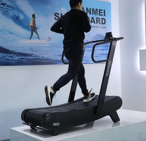 Ev fitness kendinden powered woodway caminadora curva koşu bandı güç fit kavisli koşu bandı