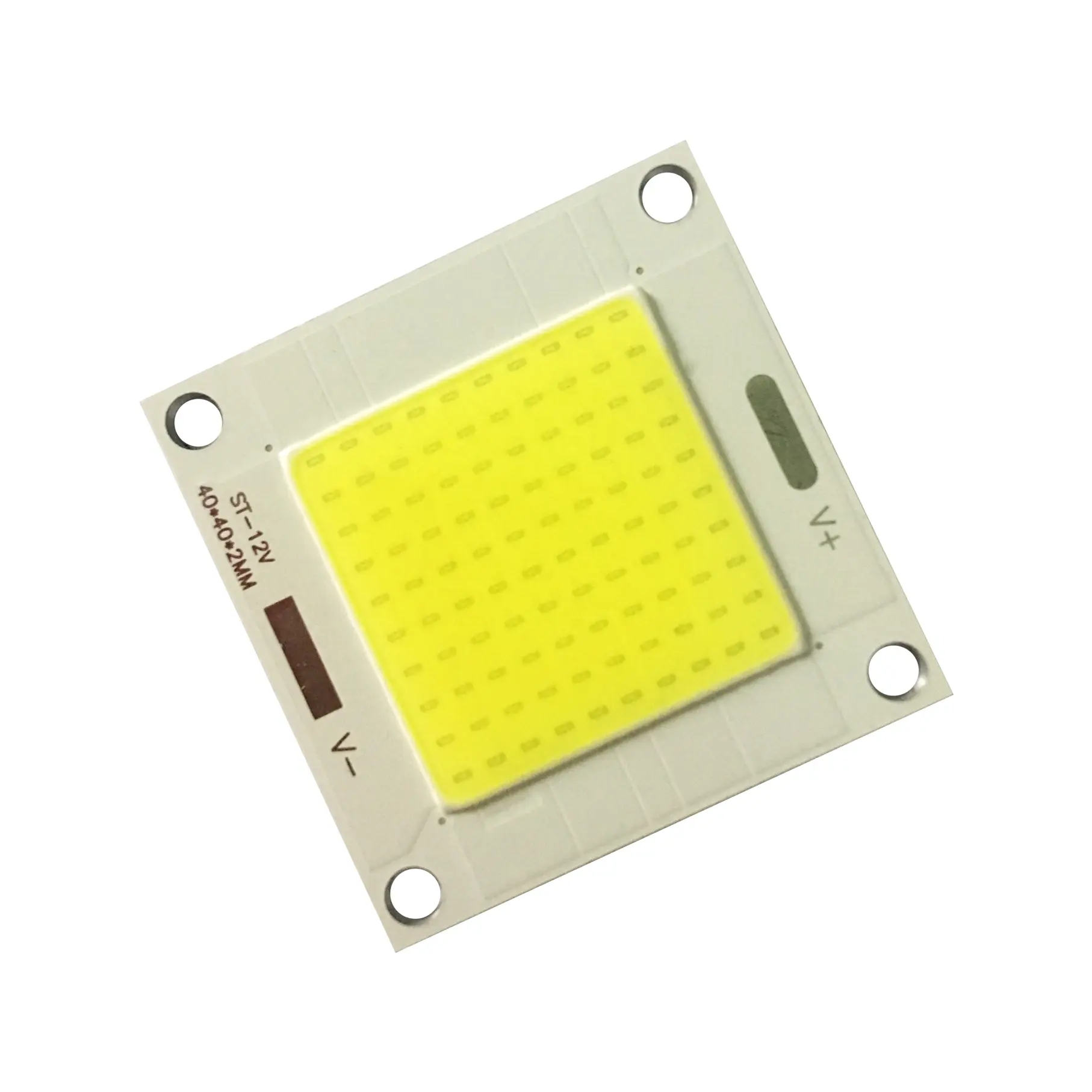 カスタマイズされたCOBLEDチップ40 * 40mm 12V cob ledライトホワイトレッドグリーンブルーアンバーカラーカーランプ用