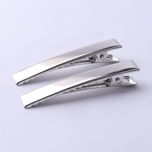 Metal Hair Clips 6cm Metal Flat Rectangle Alligator Hair Clip For Hair Accessories