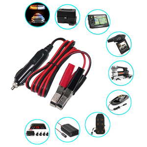 18 ~ 16awg 12V汽车点烟器插头至鳄鱼夹适配器电源线空气泵 - Product Image 2
