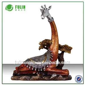 la artesanía <span class=keywords><strong>delicat</strong></span> interior de resina estatua de jirafa - Product Image 1