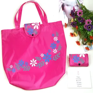 新款定制廉价批发回收购物袋袋生态粉色可重复使用手提包手提袋