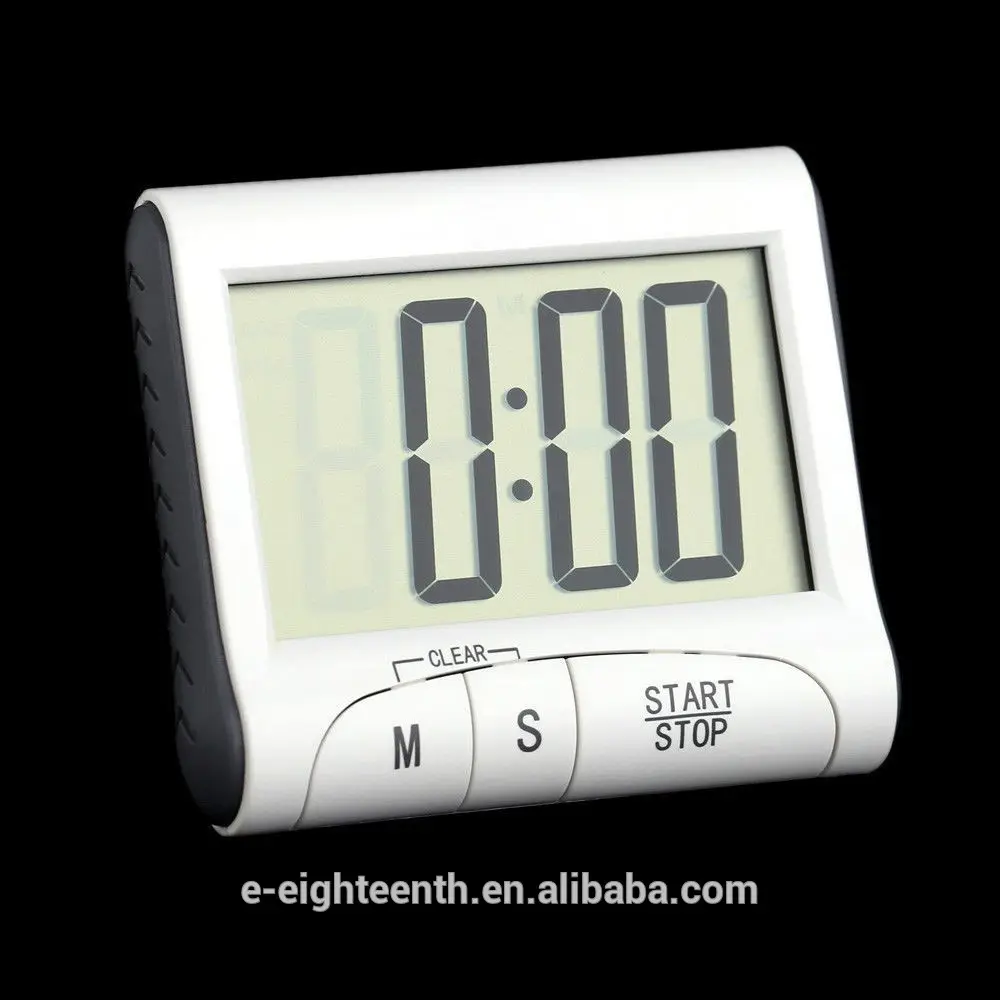 2021 new cheap Large LCD Digital Cooking Kitchen Timer Count-Down Up Clock Loud Alarm