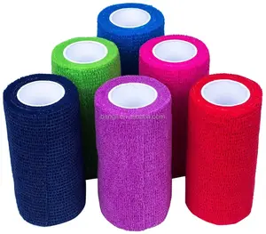 Elastic Non-woven Horse Cohesive Bandage vet wrap equine veterinary Coflex-Vet Cohesive Bandage