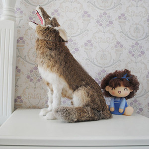Miniatura de Navidad lobo de peluche de juguete - Product Image 4