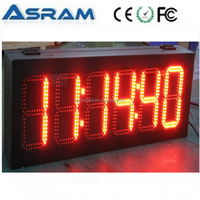 Imperméable à l'eau En Plein Air LED trafic numérique horloge/minuterie/compte à rebours/compteur affichage signe