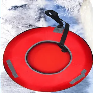 定制圆形可牵引pvc充气雪管冬季运动，充气雪橇