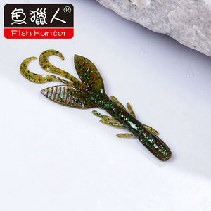 110mm/7.4g/Fish Hunter/merma/6 unids/señuelo suave/<span class=keywords><strong>Ciempiés</strong></span> /Breen - Product Image 2